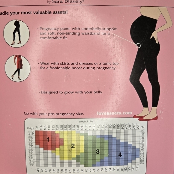 Spanx Assets Lucky Leggings Maternity Size 1 NIB New Charcoal Gray Shapewear - Picture 6 of 9